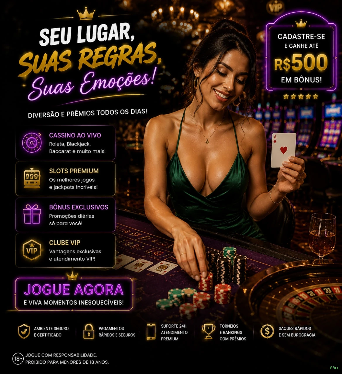 Login rápido no app 68u